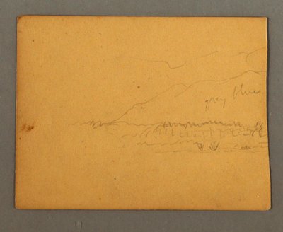 Mountains, possibly 1856 by Frederic Edwin Church