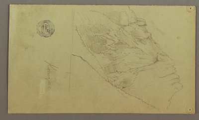 Mountainside, possibly 1868 by Frederic Edwin Church