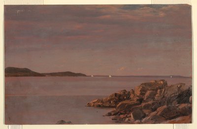 Mt. Desert Island, Maine Coast, 1850 by Frederic Edwin Church