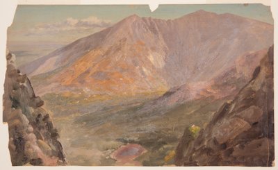 Mt. Katahdin, Great Basin from South Turner Mountain, 1877 by Frederic Edwin Church