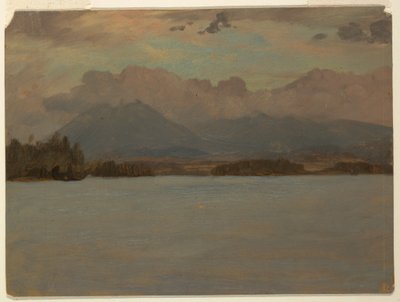 Mt. Katahdin from Lake Katahdin, 1855–65 by Frederic Edwin Church