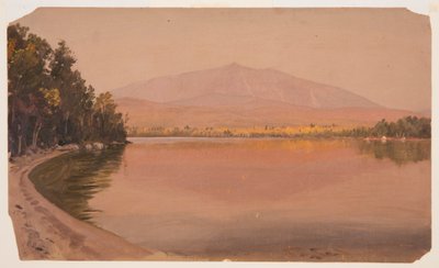 Mt. Katahdin from Togue Pond, 1878 by Frederic Edwin Church
