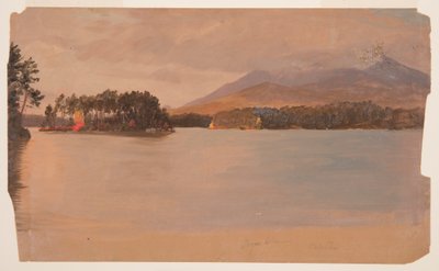 Mt. Katahdin from Togue Pond, 1878 by Frederic Edwin Church