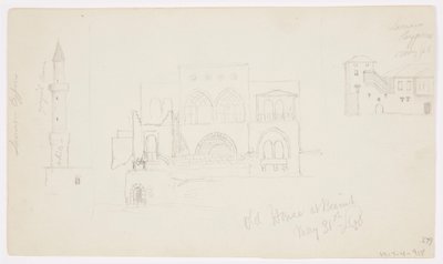 Old House, Beirut, 1868 by Frederic Edwin Church