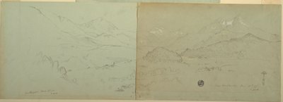 Panoramic view of Unter-Schönau, 1868 by Frederic Edwin Church