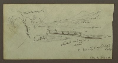 Plain and Mountain Range, possibly 1868 by Frederic Edwin Church