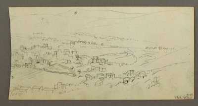 Pool and Buildings, possibly 1868 by Frederic Edwin Church