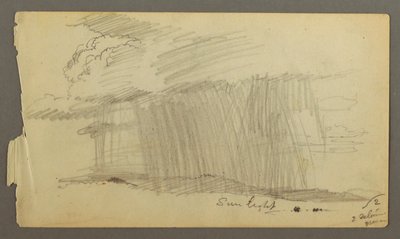 Rain and Sun (Maine?), possibly 1860 by Frederic Edwin Church