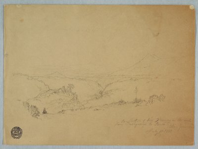 Recollection of the Scenery on the Road from Fusugasuga to Pandi, New Granada, Colombia, July 11, 1853 by Frederic Edwin Church