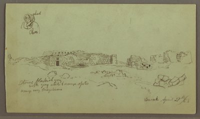 Ruins, Figure Study, April 27, 1868 by Frederic Edwin Church