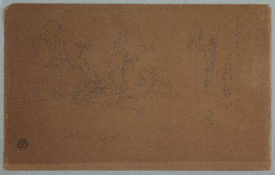 Saberreta, Ecuador, July 23, 1857 by Frederic Edwin Church