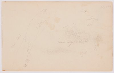 Sketches of Clouds and Dead Birch, July 1844 by Frederic Edwin Church