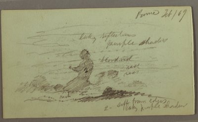 Sky Study, February 1869 by Frederic Edwin Church