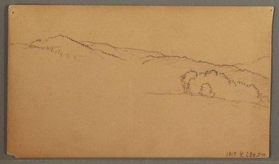 Sky study, possibly 1873 by Frederic Edwin Church