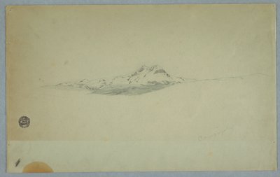 Snowy Summit of Volcano, 1850–60 by Frederic Edwin Church