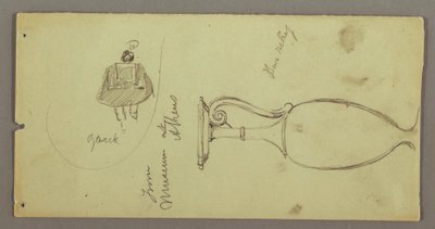 Studies of Objects from Athens Museum, possibly 1869 by Frederic Edwin Church