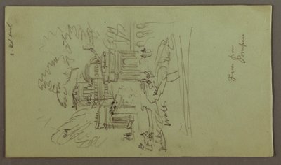 Study of a Fresco from Pompeii, possibly 1868–69 by Frederic Edwin Church