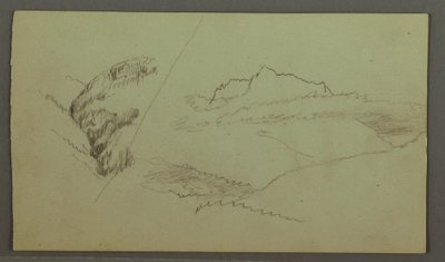 Summit Rising above Clouds, Narrow Valley, possibly 1868 by Frederic Edwin Church