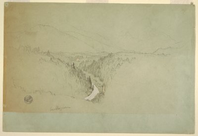 Summit of the Watzman, Berchtesgaden, Bavaria, 1868 by Frederic Edwin Church