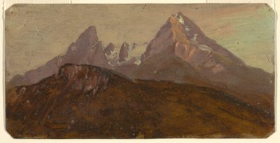 The Watzmann, Berchtesgaden, Bavaria, 1868 by Frederic Edwin Church