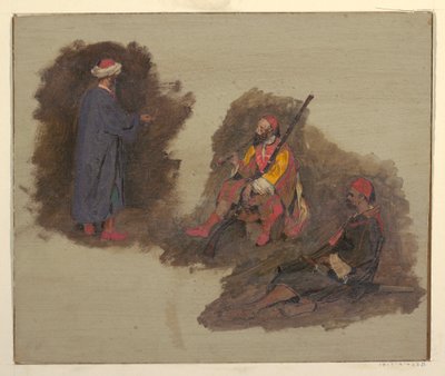 Three Bedouins, 1868-69 by Frederic Edwin Church