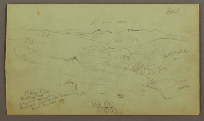 Valley, April possibly 1868 by Frederic Edwin Church