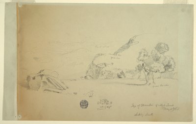 View from hill west of suk wadi, May 4, 1868 by Frederic Edwin Church