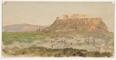 View of the Acropolis from the South, Athens, April 1869 by Frederic Edwin Church