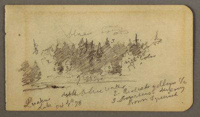 Wooded Shore by Frederic Edwin Church