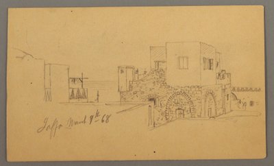 Jaffa Street Corner, Palestine [Tel Aviv, Israel] by Frederic Edwin Church