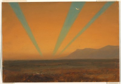 Landscape with Sunset by Frederic Edwin Church