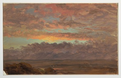 Looking Across the Hudson Valley, New York by Frederic Edwin Church