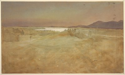Looking from Olana, Southwest Across Hudson Valley by Frederic Edwin Church