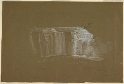 Lower Falls, Genesee River, Rochester, New York by Frederic Edwin Church