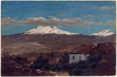 Mount Chimborazo Shown From Riobamba, Ecuador by Frederic Edwin Church