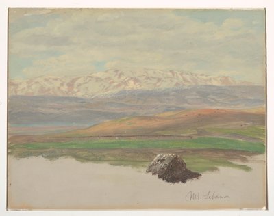 Mount Lebanon by Frederic Edwin Church