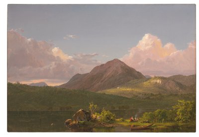 Mount Newport on Mount Desert Island by Frederic Edwin Church