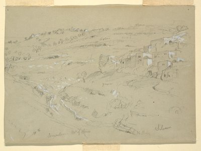 Mount of Olives, Bethany, Siloam, and Jerusalem, Palestine by Frederic Edwin Church