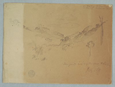 Mountain Landscape near Jorje, Ecuador by Frederic Edwin Church