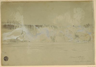 Niagara Falls in Snow, from the Northwest by Frederic Edwin Church