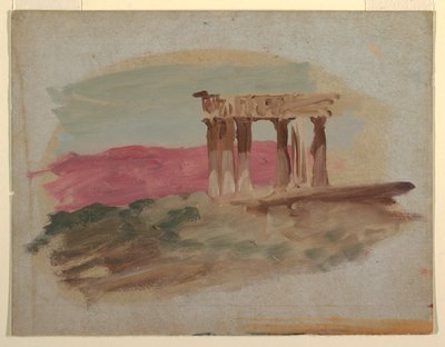 Ruins of Doric Temple, Corinth by Frederic Edwin Church