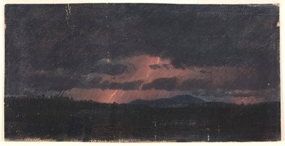 Storm over Hudson Valley by Frederic Edwin Church