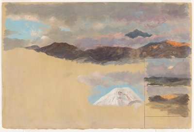 Studies of Mount Chimborazo, Ecuador by Frederic Edwin Church