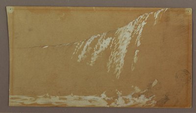 The Canadian Falls and Goat Island at Niagara River by Frederic Edwin Church