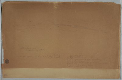The Chimborazo shown from Riobamba, Ecuador, July 13, 1857 by Frederic Edwin Church