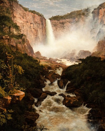 The Falls of the Tequendama near Bogota, New Granada by Frederic Edwin Church