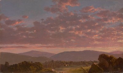 Twilight in the Catskills 1849 by Frederic Edwin Church
