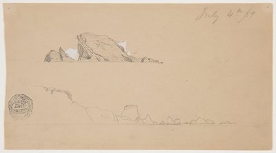 Two Icebergs by Frederic Edwin Church
