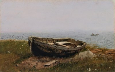 Abandoned Rowboat by Frederic Edwin Church