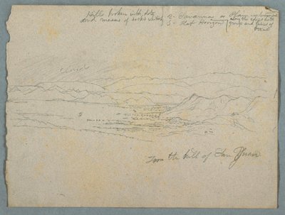 View from the Hill of San Juan, probably Colombia by Frederic Edwin Church